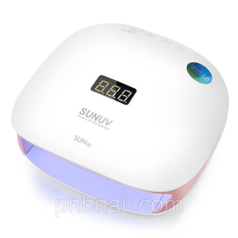 Лампа для манікюру SUN 4S (рожева) Smart 2.0 / заводська з гарантією