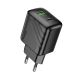 Сетевое зарядное устройство Hoco CS25A USB/ Type-C QC PD black