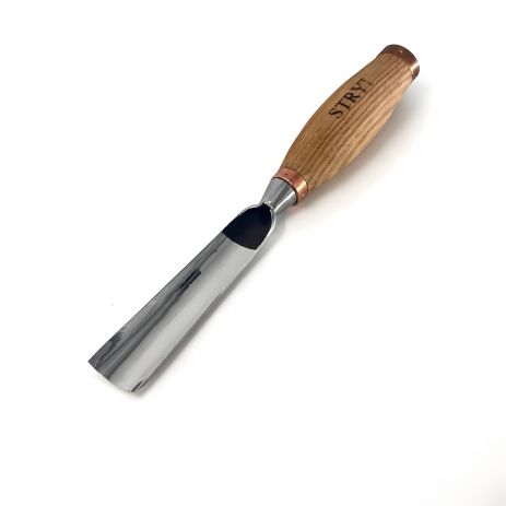 Ударная стамеска 30мм STRYI Profi для объемной и скульптурной резьбы по дереву