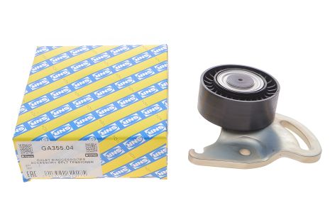 Натяжной ролик поликлинового ремня для NISSAN KUBISTAR и RENAULT CLIO, NTN-SNR (GA35504)