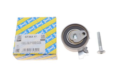 Роликовый натяжитель ремня ГРМ CHEVROLET LACETTI, SAAB 9-3, NTN-SNR (GT35317) Роликовый натяжитель ремня ГРМ CHEVROLET LACETTI, SAAB 9-3, NTN-SNR (GT35317)