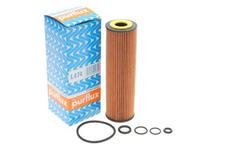 Фільтр оливи MERCEDES-BENZ C-CLASS, PURFLUX (L474)