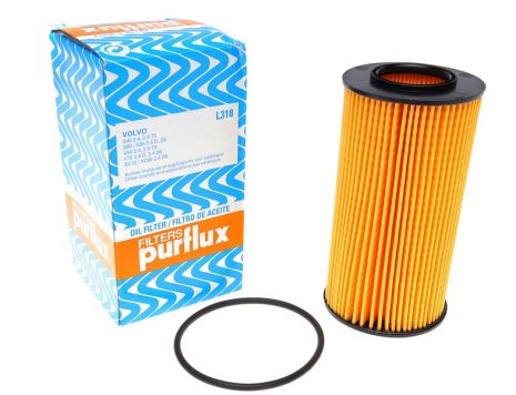 Фильтр масла Volvo S40/V50/S60/V70/S80/XC90 2.4/2.5D 01-, PURFLUX (L318)