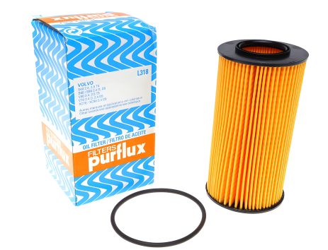 Масляный фильтр для Volvo S40/V50/S60/V70/S80/XC90 2.4/2.5D 01-, PURFLUX (L318)