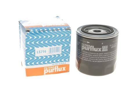 Фільтр масляний Almera/Patrol/Sanny 80-00, PURFLUX (LS716) Фільтр масляний Almera/Patrol/Sanny 80-00, PURFLUX (LS716)