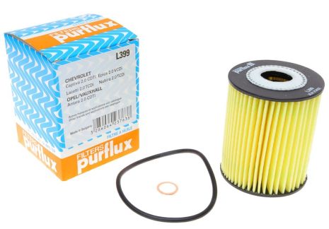 Фильтр масла Captiva 06-09/Lacetti 07-/Nubira 05-11, PURFLUX (L399)