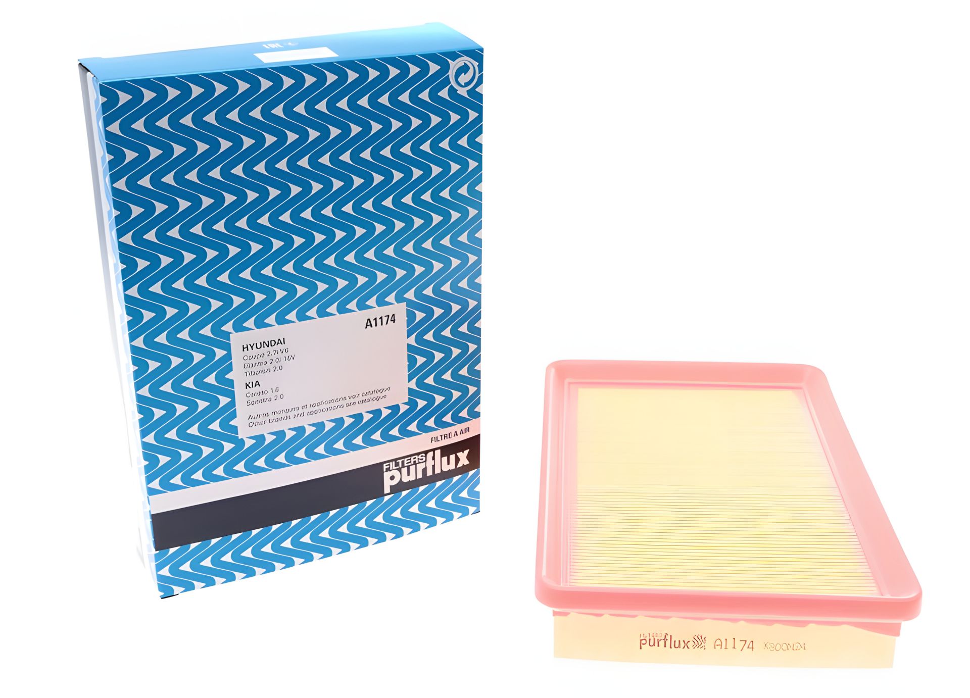 Воздушный фильтр для Cerato/Elantra/Coupe 1.6-2.7 00-, от PURFLUX (A1174) Воздушный фильтр для Cerato/Elantra/Coupe 1.6-2.7 00-, от PURFLUX (A1174)