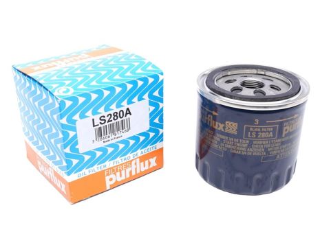 Фильтр масляный Volvo 440 1.7 i 88-/460 1.9 TD 94-, PURFLUX (LS280A)