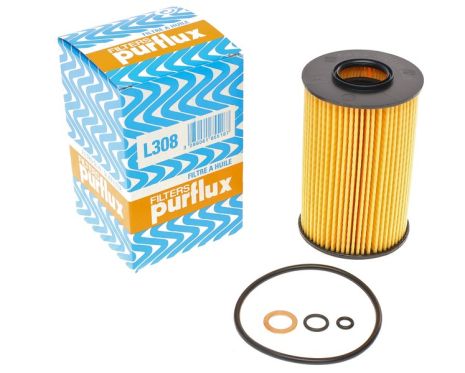 Фильтр масла BMW E30/36/46, PURFLUX (L308)