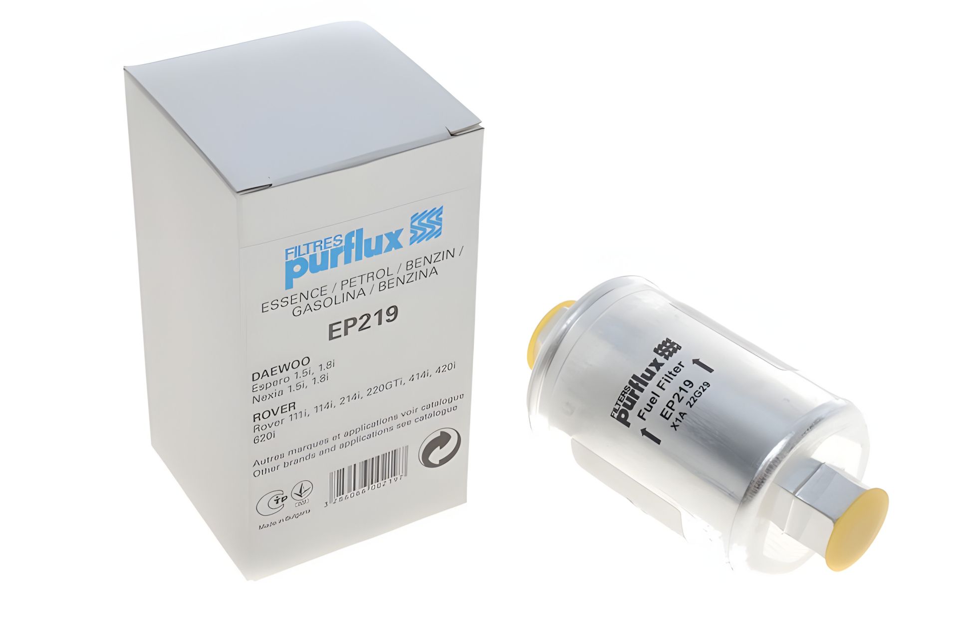 Топливный фильтр для Daewoo Nexia/Espero 1.5/2.0i, PURFLUX (EP219) Топливный фильтр для Daewoo Nexia/Espero 1.5/2.0i, PURFLUX (EP219)