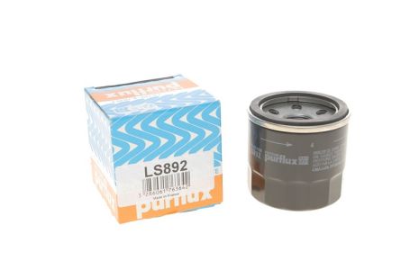 Фильтр масла Volvo S40/V40 95-04/S60 01-10/S/C/V70 97- (бензин), PURFLUX (LS892)