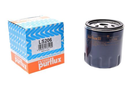 Фильтр масла Combo (бензин) 01/Aveo/Lanos/Lacetti/OPEL, PURFLUX (LS206)