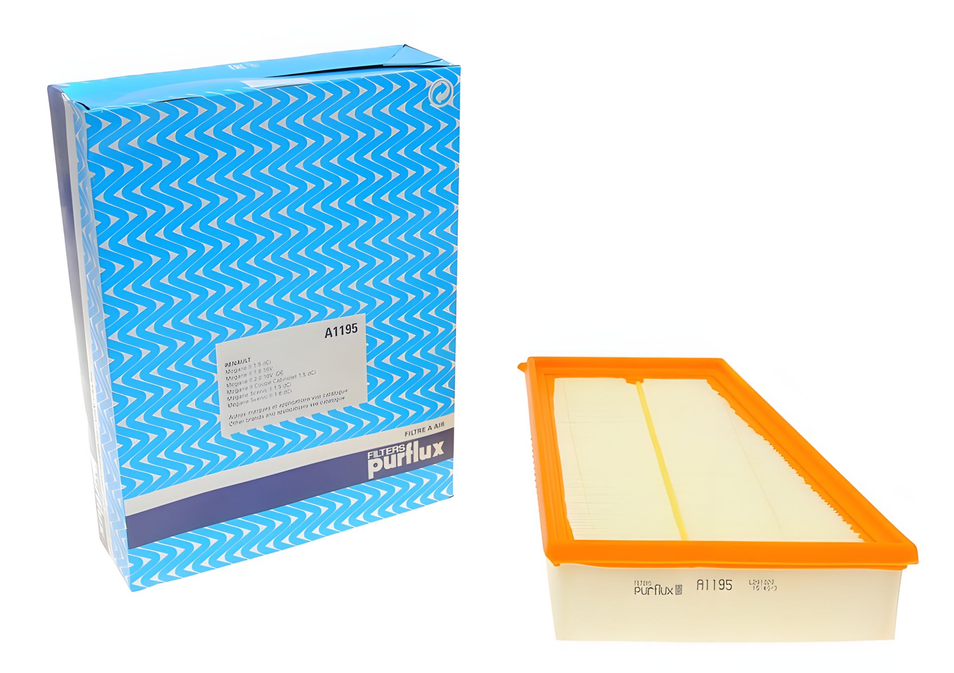 RENAULT MEGANE повітряний фільтр, PURFLUX (A1195) RENAULT MEGANE повітряний фільтр, PURFLUX (A1195)