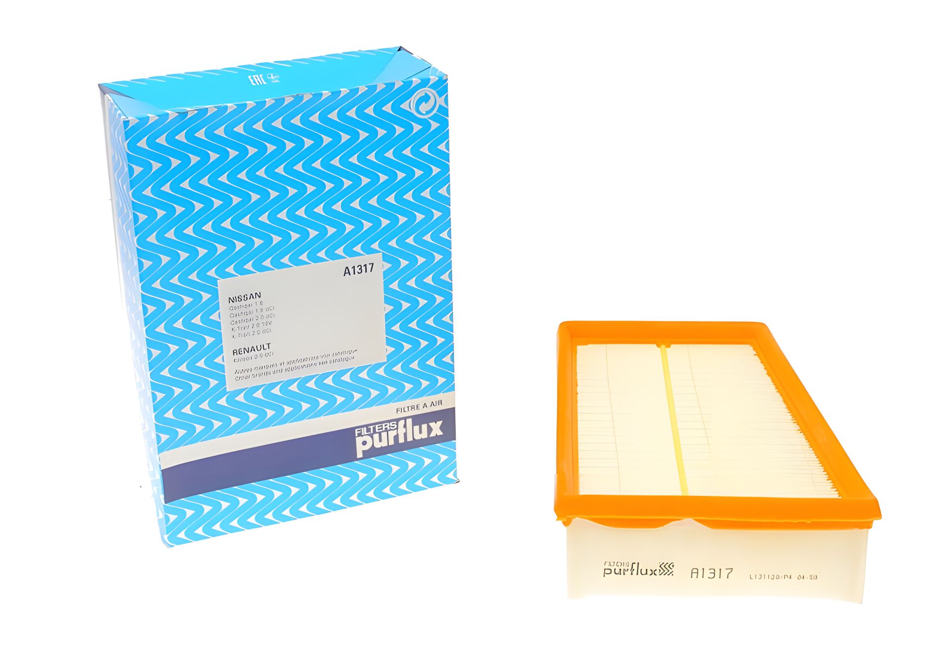Фільтр для повітря RENAULT KOLEOS, NISSAN QASHQAI, PURFLUX (A1317) Фільтр для повітря RENAULT KOLEOS, NISSAN QASHQAI, PURFLUX (A1317)