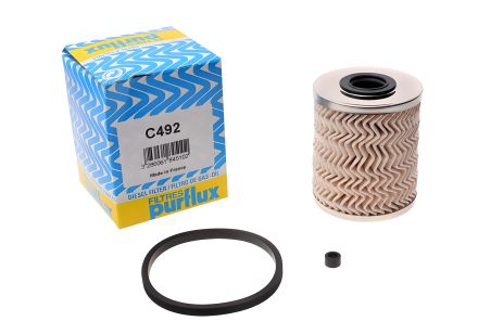 Паливний фільтр, master/trafic 1.9-2.5 dci 03- PURFLUX (C492)