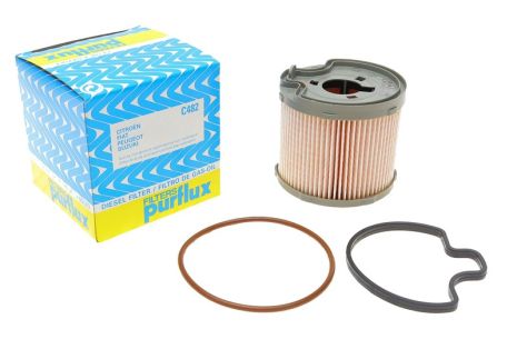 Фильтр топливный 2.0HDi Scudo/Expert 99-/Berlingo/Partner 99-05 (с-ма Bosch), PURFLUX (C482)