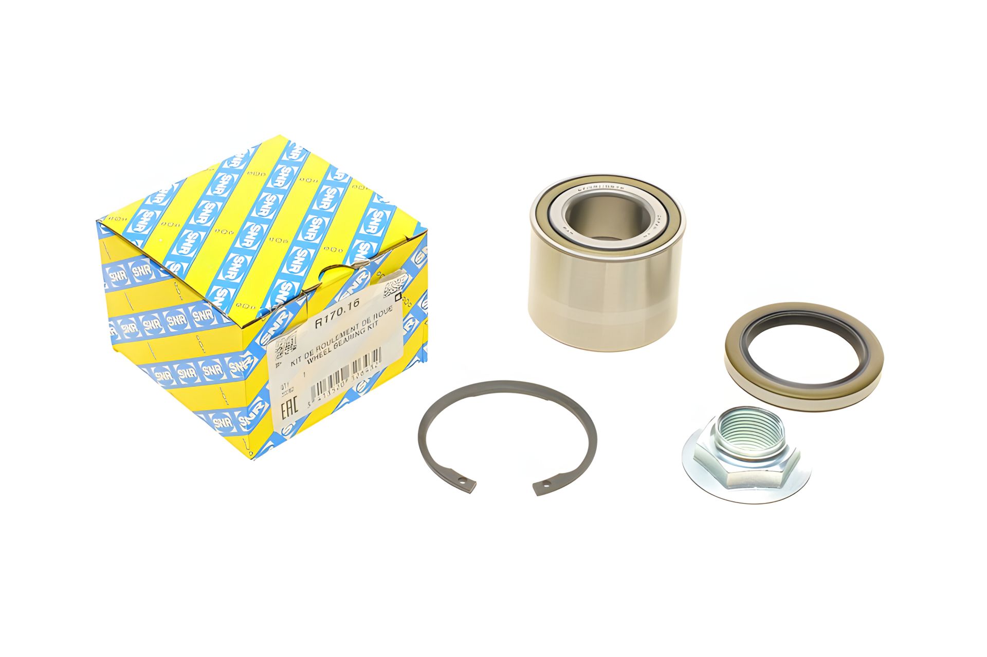 Комплект підшипника маточини MAZDA 626, NTN-SNR (R17016) Комплект підшипника маточини MAZDA 626, NTN-SNR (R17016)