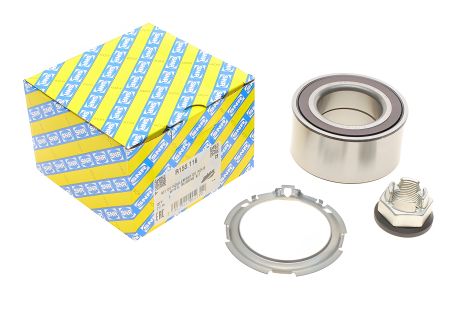 Комплект підшипника маточини RENAULT MEGANE, LAGUNA, CLIO, NTN-SNR (R155116)