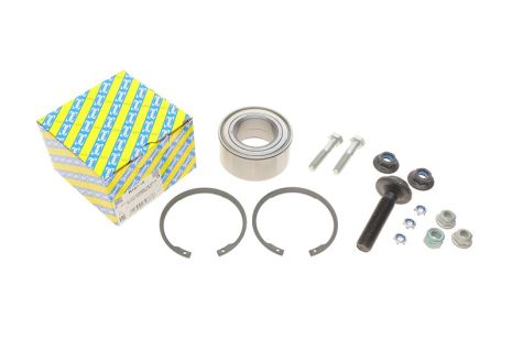 Комплект подшипника ступицы SKODA SUPERB, VW PASSAT, AUDI A6, NTN-SNR (R15718)