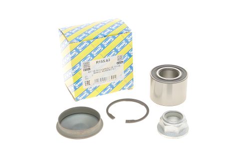 Комплект підшипника маточини для DACIA SANDERO, NISSAN NOTE, RENAULT TWINGO, NTN-SNR (R15563) Комплект підшипника маточини для DACIA SANDERO, NISSAN NOTE, RENAULT TWINGO, NTN-SNR (R15563)