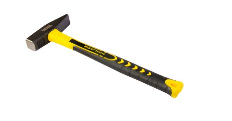 Слюсарний молоток 400 г HRC 50 фібергласова рукоятка 310 мм MASTERTOOL 02-0804