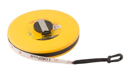 Рулетка 30 м х 13 мм зі скловолоконним полотном, міцний корпус MASTERTOOL 69-3013