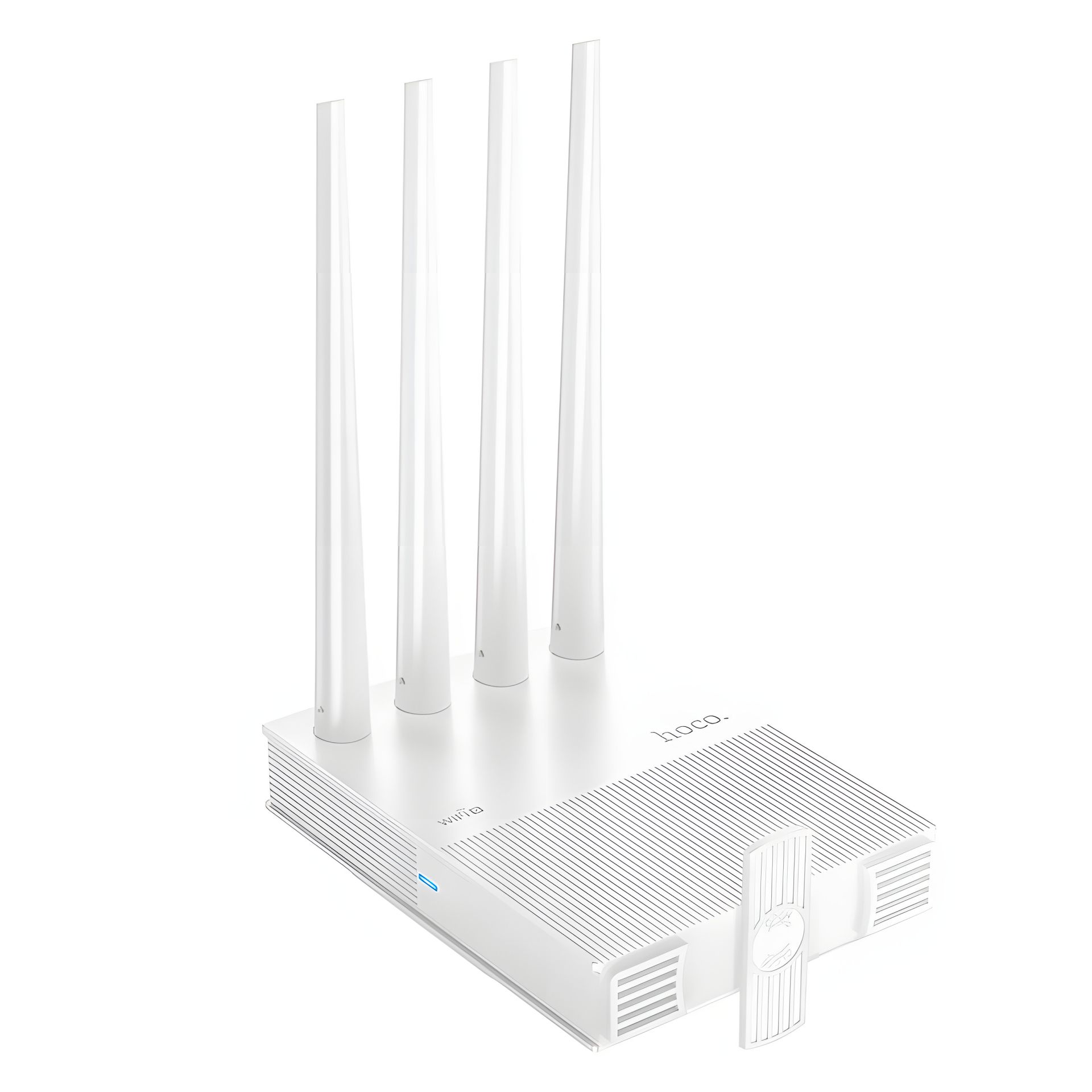 Маршрутизатор (роутер) HOCO HI31, WiFi5, 2.4G, 5G, 5dBi, 12V, 1A, white Маршрутизатор (роутер) HOCO HI31, WiFi5, 2.4G, 5G, 5dBi, 12V, 1A, white