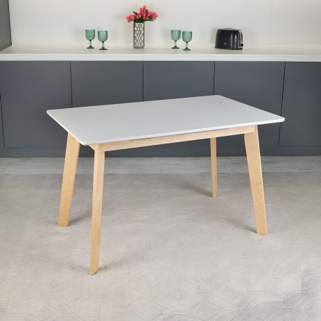 Розкладний кухонний обідній стіл Onto Алонзо 120-160 Сірий Розкладний кухонний обідній стіл Onto Алонзо 120-160 Сірий