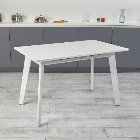 Розкладний стіл обідній кухонний Onto Алонзо 120 Преміум Білий Розкладний стіл обідній кухонний Onto Алонзо 120 Преміум Білий