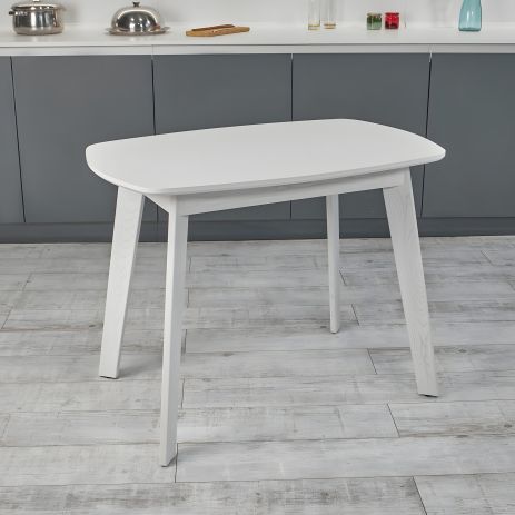 Прямокутний обідній стіл кухонний Вінцензо Onto 100 Преміум Білий Прямокутний обідній стіл кухонний Вінцензо Onto 100 Преміум Білий