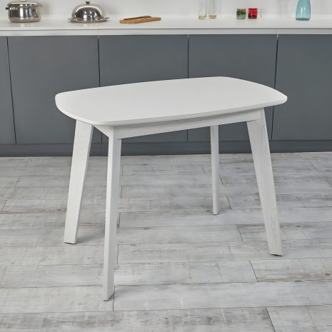 Стіл прямокутний кухонний Onto Вінцензо 100 Преміум Білий