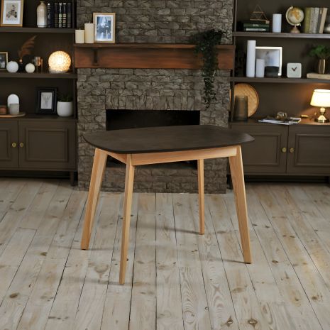 Кухонний обідній стіл Вінцензо Преміум 100, коричневий