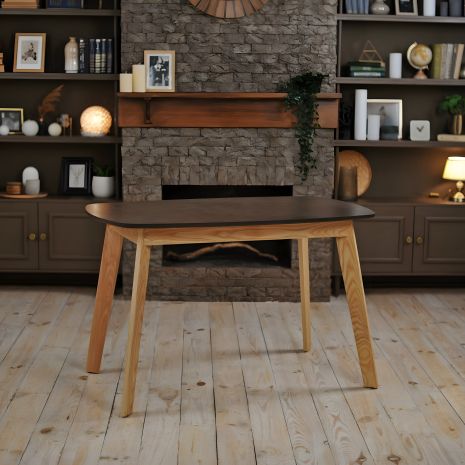 Стол кухонный обед. прямок. Onto Вінцензо Преміум 120 Коричневий