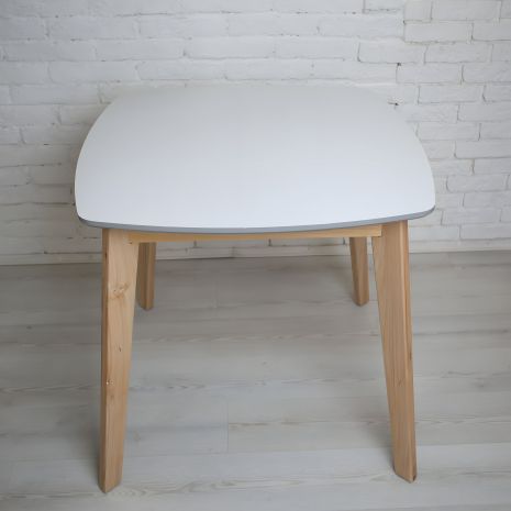 Кухонний обідній стіл квадратний Джузеппе Білий Onto