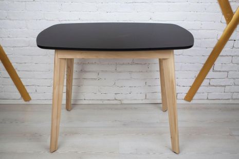 Стіл прямокутний обідній кухонний Onto Вінцензо 100 Чорний