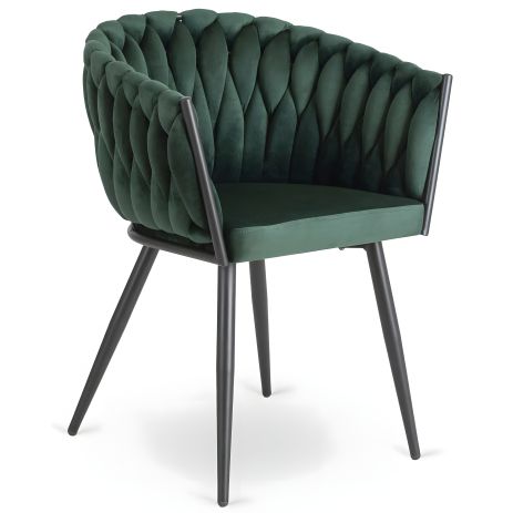 Крісло зелений велюр ELENA Крісло зелений велюр ELENA