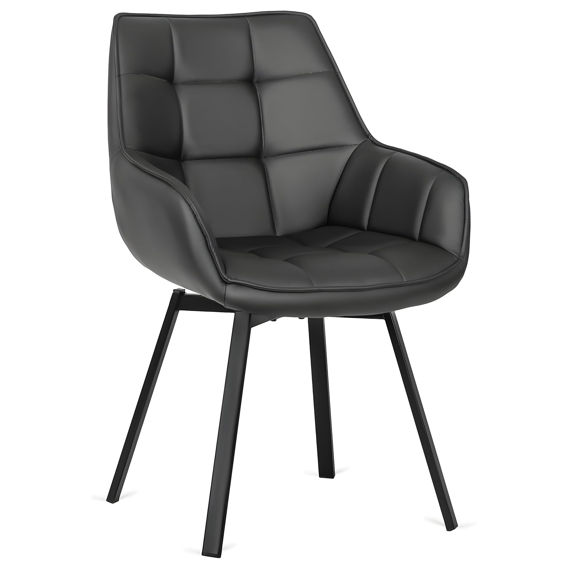 Поворотне крісло LUNA Чорний Еко Поворотне крісло LUNA Чорний Еко