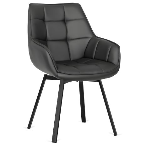 Поворотне крісло LUNA Чорний Еко Поворотне крісло LUNA Чорний Еко