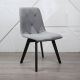Стілець Onto Даніель Сірий, чорні ніжки