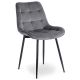 Сірий стілець CHRIS велюр Сірий стілець CHRIS велюр