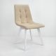 Стілець Onto Даріо Бежевий з білими ніжками Стілець Onto Даріо Бежевий з білими ніжками