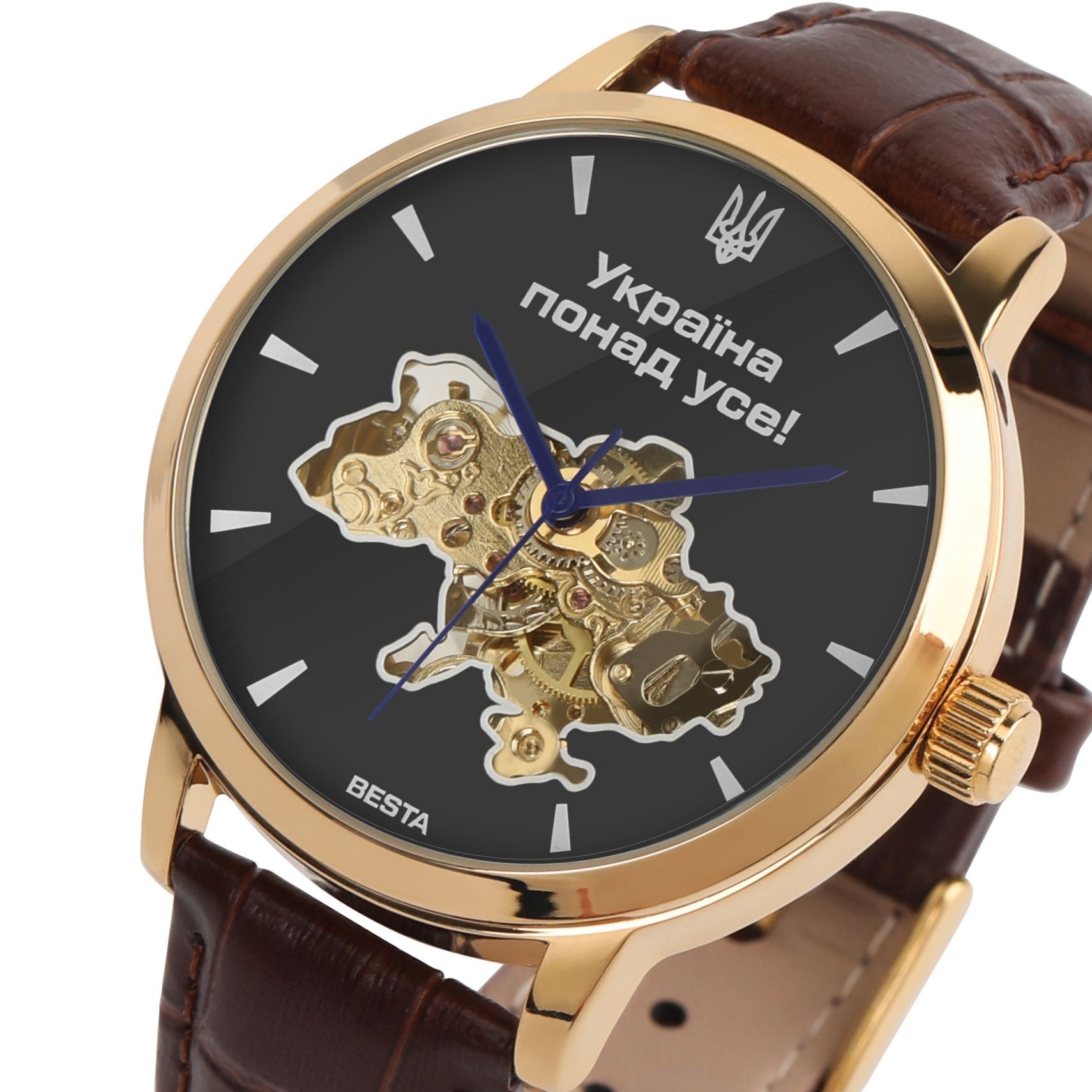 Besta Skeleton Gold Black Dial Besta Skeleton Gold Black Dial