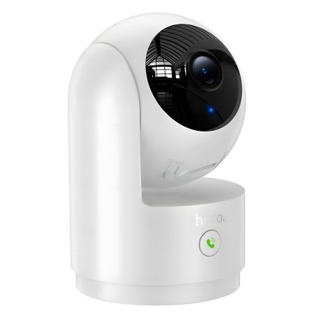 IP-камера відеоспостереження Hoco D8, PTZ, Super Full HD, 13MP, TF, Wi-Fi, BT, біла