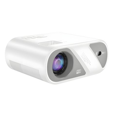 Hoco DT1 проектор, 720P, дзеркалювання екрану, Wi-Fi 2.4G, 5G, BT, 43W, білий