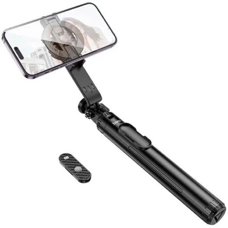 Селфі-штатив Hoco K25, 1.5m, BT5.2, 55mAh, 2h, Чорний