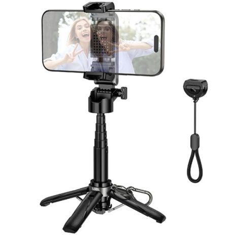 Штатив-трипод Hoco K27, 39cm, BT5.2, 55mAh, 2h, black