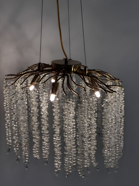 Підвісна люстра WM-7003 400-G9*5-38 GD