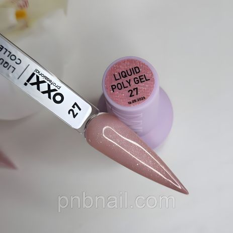 Рідкий полігель Oxxi Professional Liquid Poly Gel ( кольори 22-40 ), 15 мл 27 Рідкий полігель Oxxi Professional Liquid Poly Gel ( кольори 22-40 ), 15 мл 27