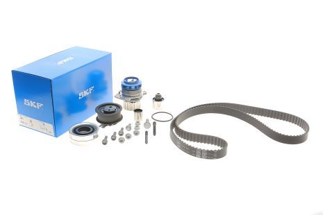 Ременя ГРМ комплект + помпа SKODA RAPID, SEAT ALHAMBRA, SKF (VKMC011482)