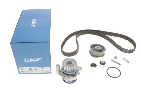 Помпа + комплект ремня ГРМ SKODA OCTAVIA, SEAT EXEO, SKF (VKMC01222)